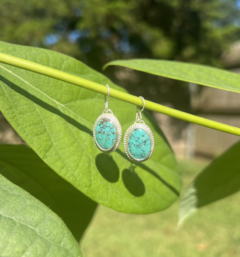 Genuine Turquoise Earrings